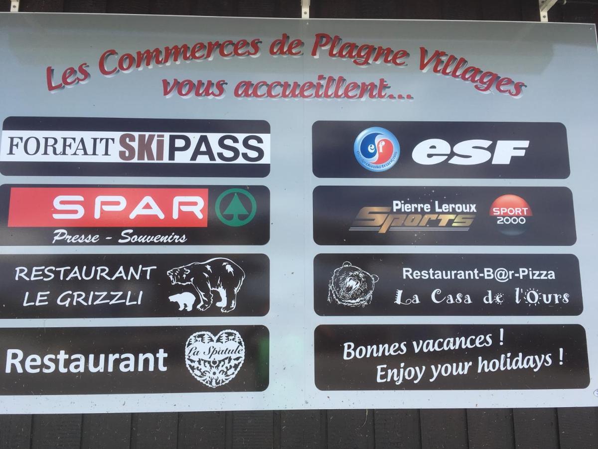 Appartement Au Bord des Pistes à La Plagne Extérieur photo